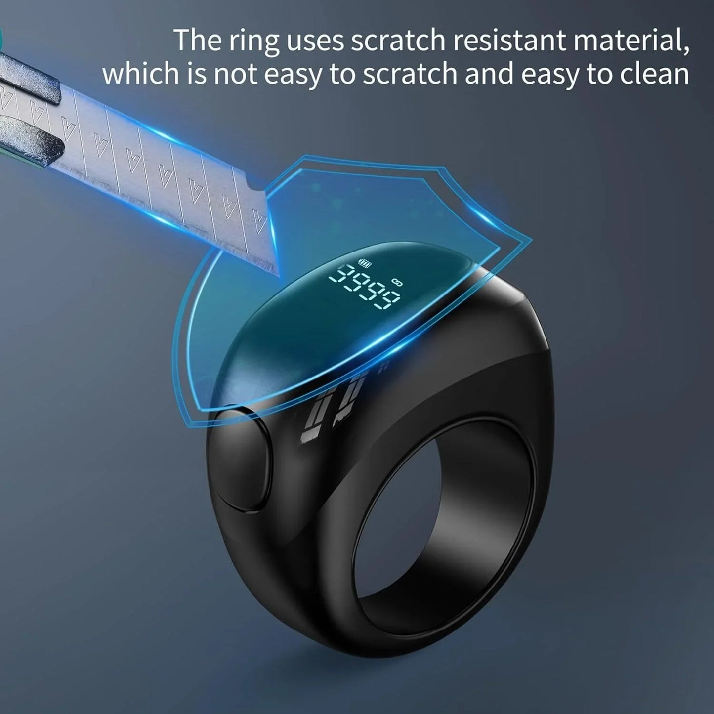 Smart Zikr Ring | خاتم الذكر الذكي – Digital Tasbih Counter