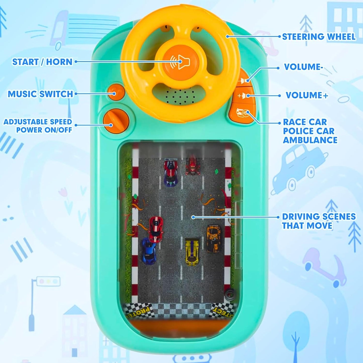 Race Car Baby Toy