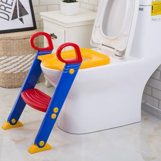 Adjustable Soft Toilet Ladderسُلَّم تدريب الأطفال على المرحاض القابل للتعديل